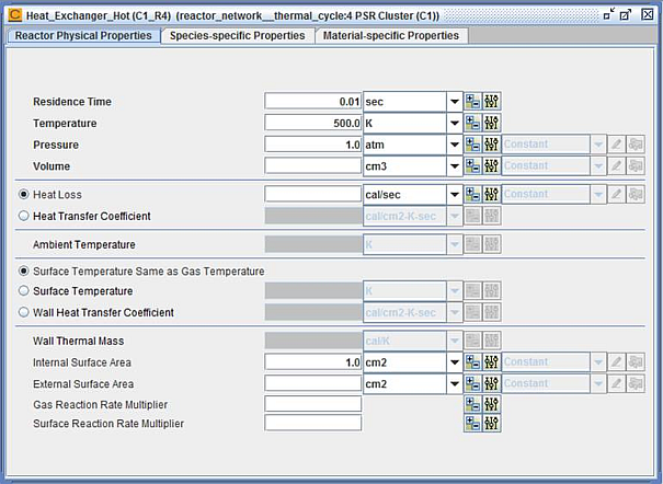 Heat_Exchanger_Cool (C1_R1)—Species-specific Properties