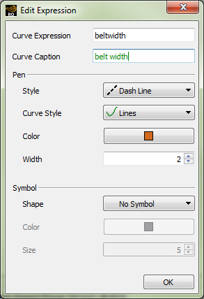 Edit Expression dialog
