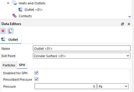 Outlets, SPH tab