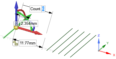 Creating a One- or Two-dimensional Circular Pattern