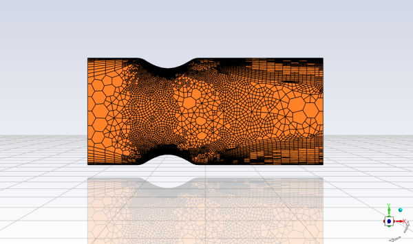 2D Nozzle Mesh after Adaption