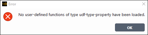 The Error Dialog