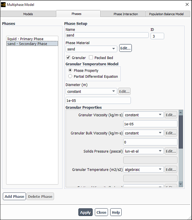 26.5. Setting Up the Eulerian Model