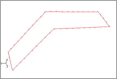 Edge Zone for Face Zone Approach and Fixed Angle = 65