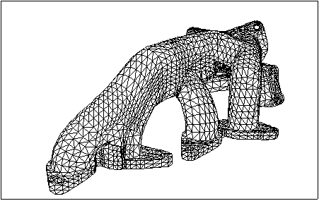 Surface Mesh Containing Only Tetrahedra