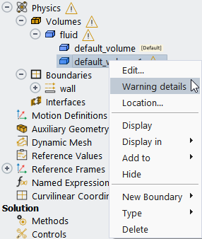 Example UTL Warnings in the Physics Tree