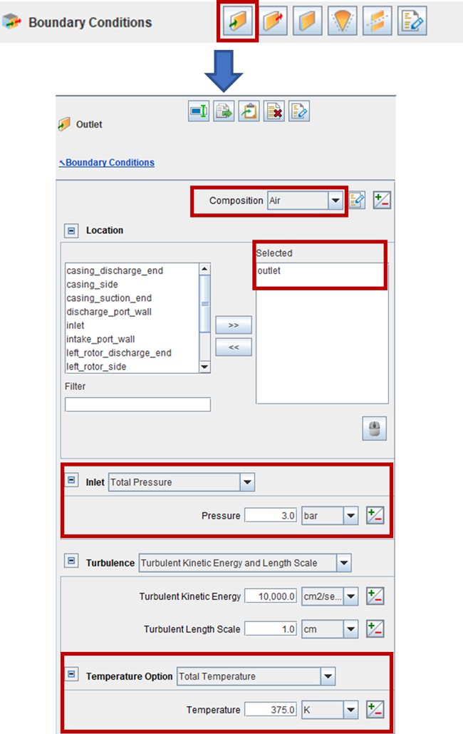Using an Inlet Boundary Condition for the Outlet