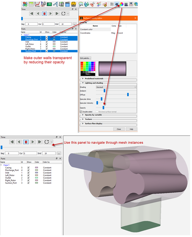 Mesh Preview and View the Results in EnSight