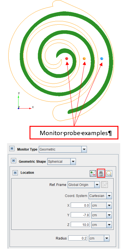 Use Spheric Monitor Probes to inquire local solutions in a scroll compressor