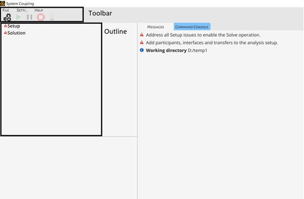9.2.5. Step 4b: Use the System Coupling Graphical User Interface