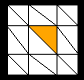 Triangle Selected to be Split