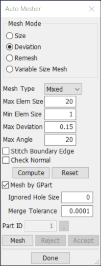 Tool Mesher