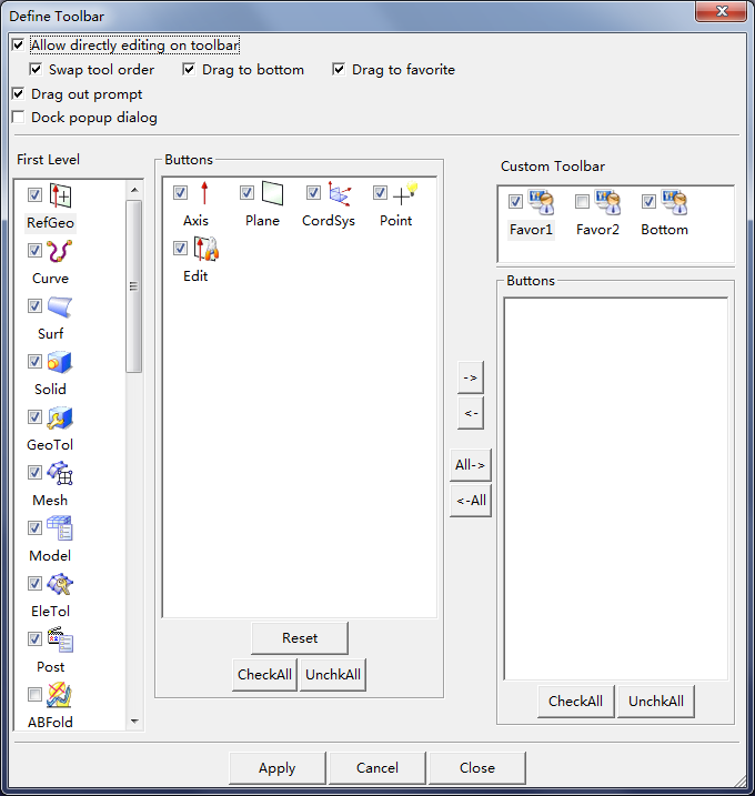 2.2. Toolbar Manager
