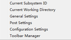 File menu in the head menu.
