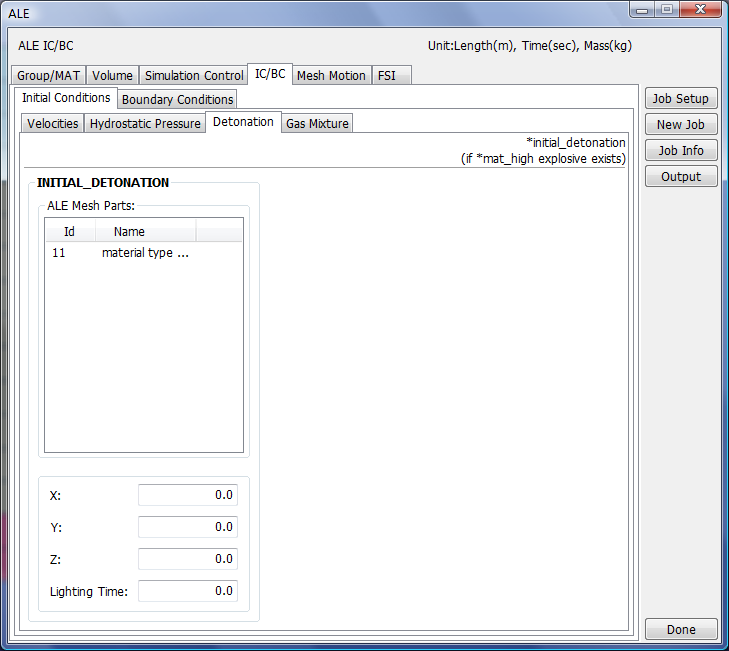 IC->Detonation Tab