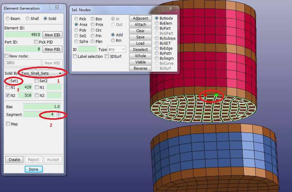 4.7. Generate Solid Elements Between Two Shell Layers