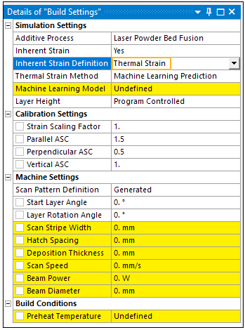 Build Settings
