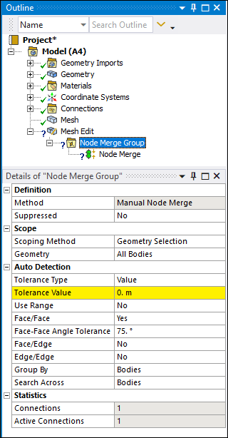Node Merge Group