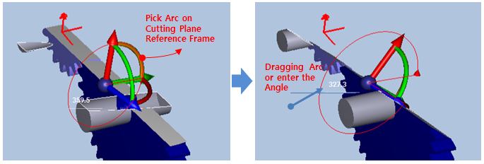 Rotating Cutting Reference Frame