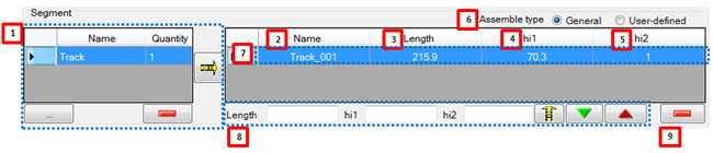 Segment Data in the Placing tab