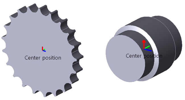 Center Position for a path