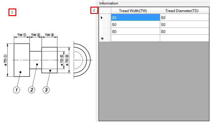 Profile tab in the General Roller property dialog