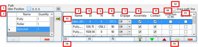 Path Data in the Placing tab
