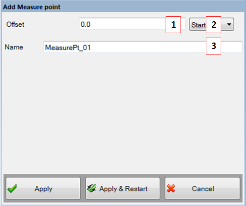 Add a Measure point to a Shaft Set