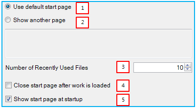 Description of Settings