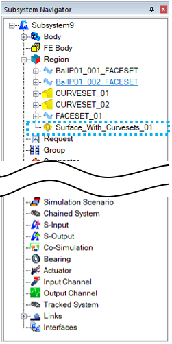 Output of Surface With Curvesets