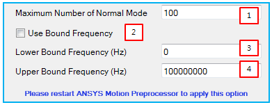 Description of Settings