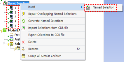 Defined Named Selection in Workbench