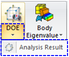 Quick access to the DOE Analysis Result