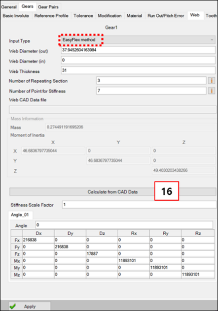 Web tab for User Input