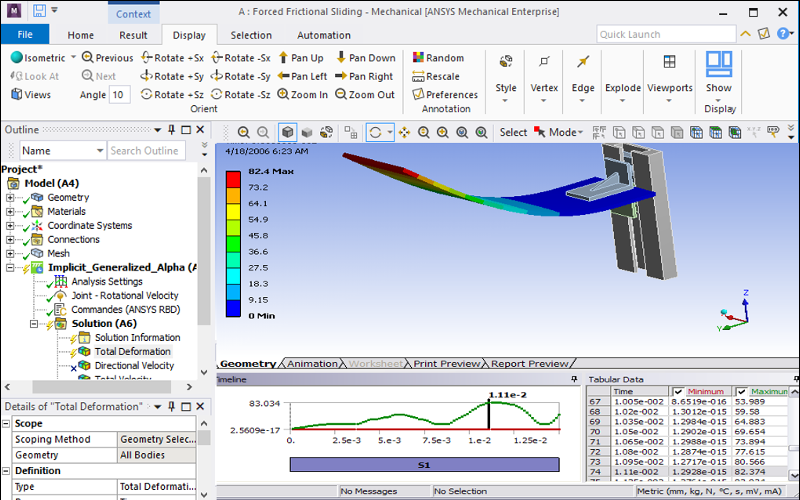 MultiBody Dynamic Analysis in Motion