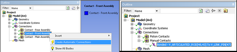 Automatic and Manual Contact Creation