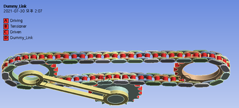 Path and Segment Objects Selected for a Path to Segment Contact
