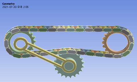 Segment Objects Selected for a Segment to Segment Contact