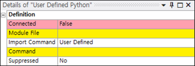 User Defined Python Sub-Entity