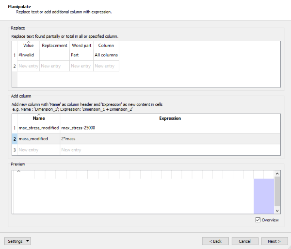 Design Point Import Wizard