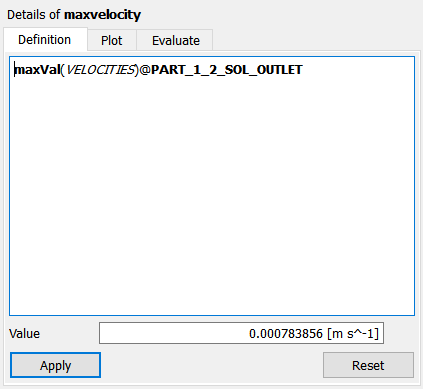 Creating an Expression for an Output Parameter