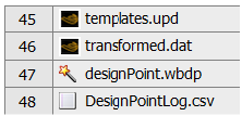 Displaying the Files View after Exploring Solutions