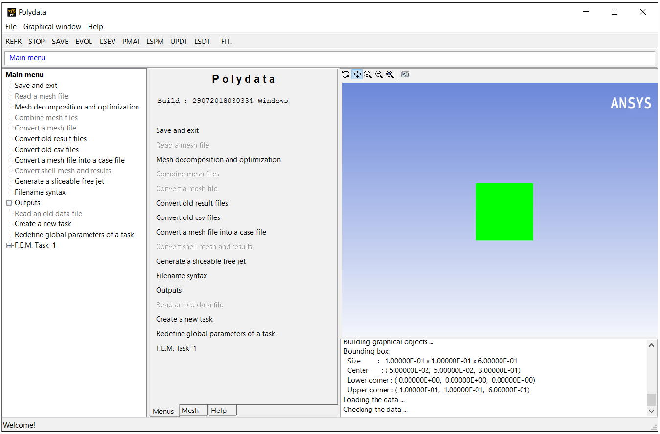 The Ansys Polydata&nbsp;Application