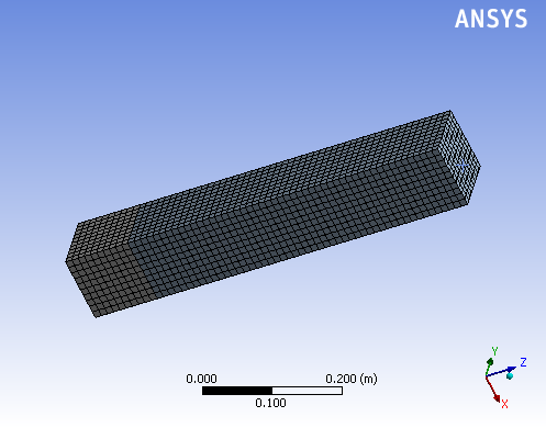 The Computational Mesh for the Extrusion Geometry