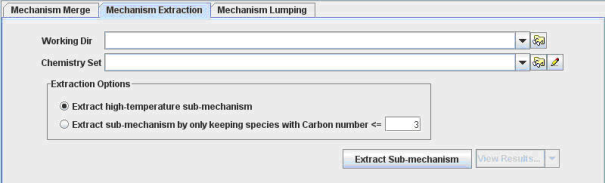 High-temperature extraction utility in Reaction Workbench.