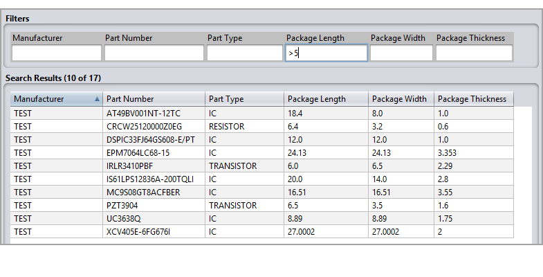 4.4. Part Library