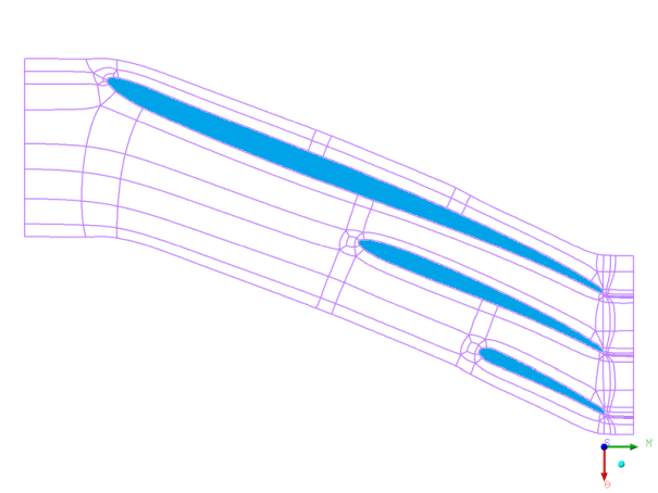 Example Template for Dual Splitter Blades