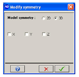 2.3.2. Pull-Down Menu - Setup - Symmetry