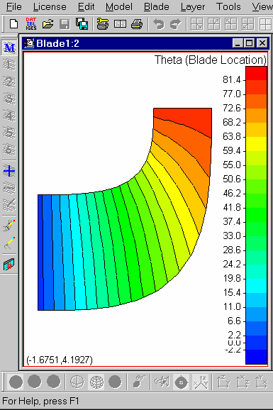 Meridional Contour View