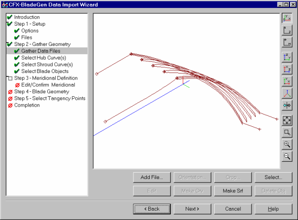 Data Import Wizard - Gather Data Files